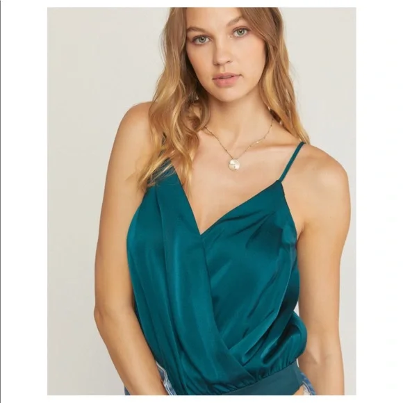 🌹ENTRO Teal body suit🌹 - Picture 3 of 9